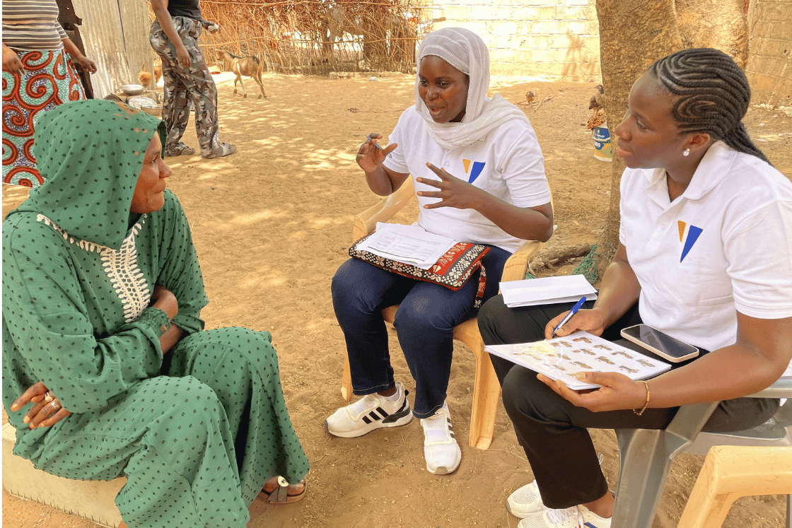 YUX researchers speaking with a farmer to understand challenges with the existing payment journey.