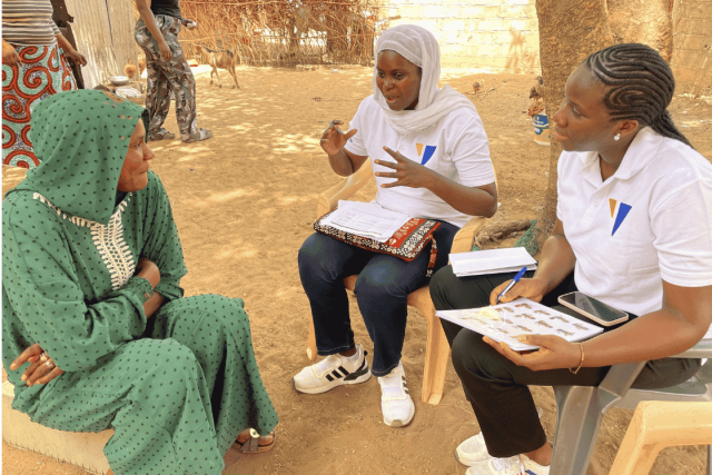 YUX researchers speaking with a farmer to understand challenges with the existing payment journey. 
